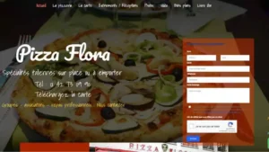 Exemple de site - PIZZERIA - Webutin